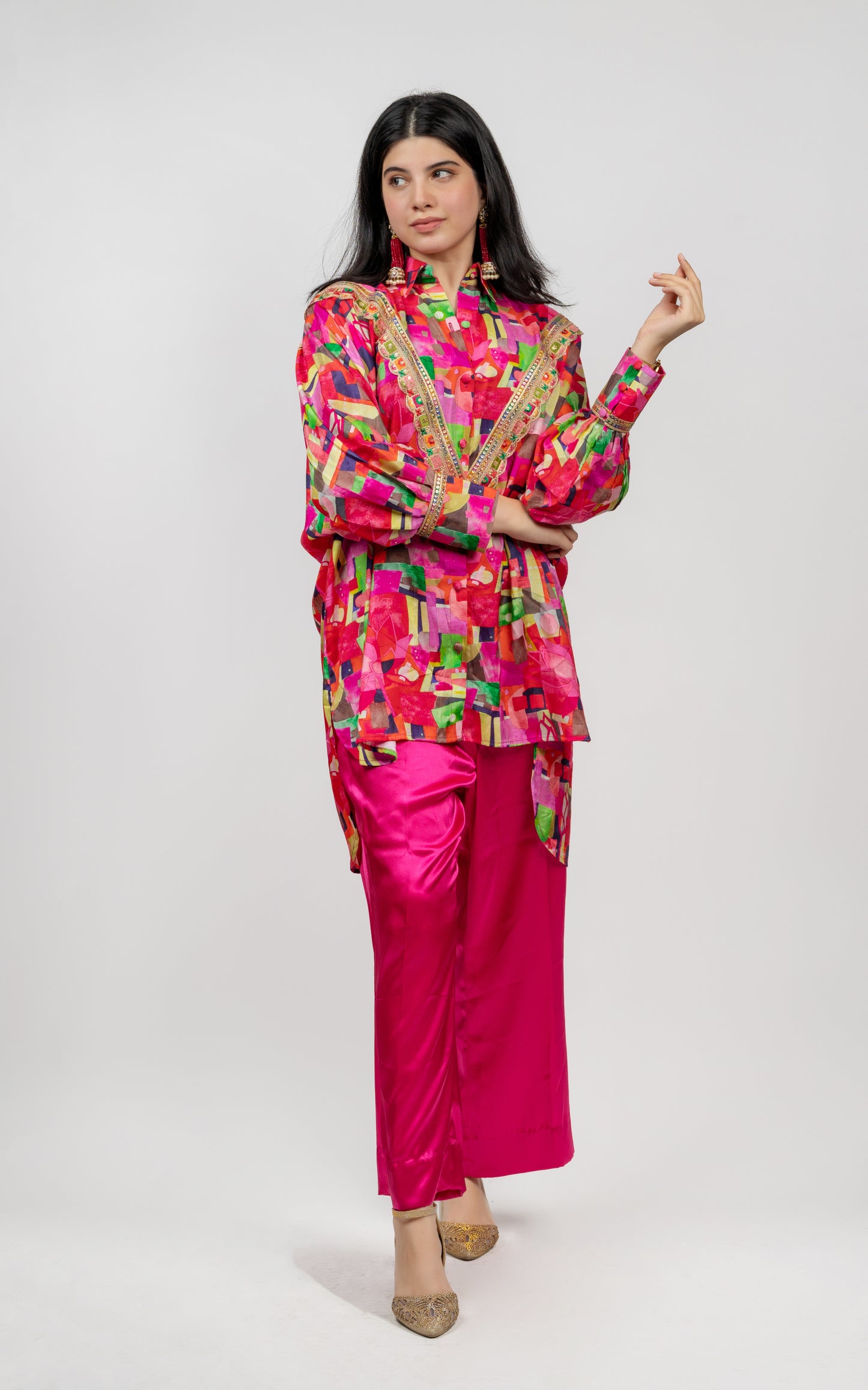 Alish Multicolor Printed Co-ord Set DC2312