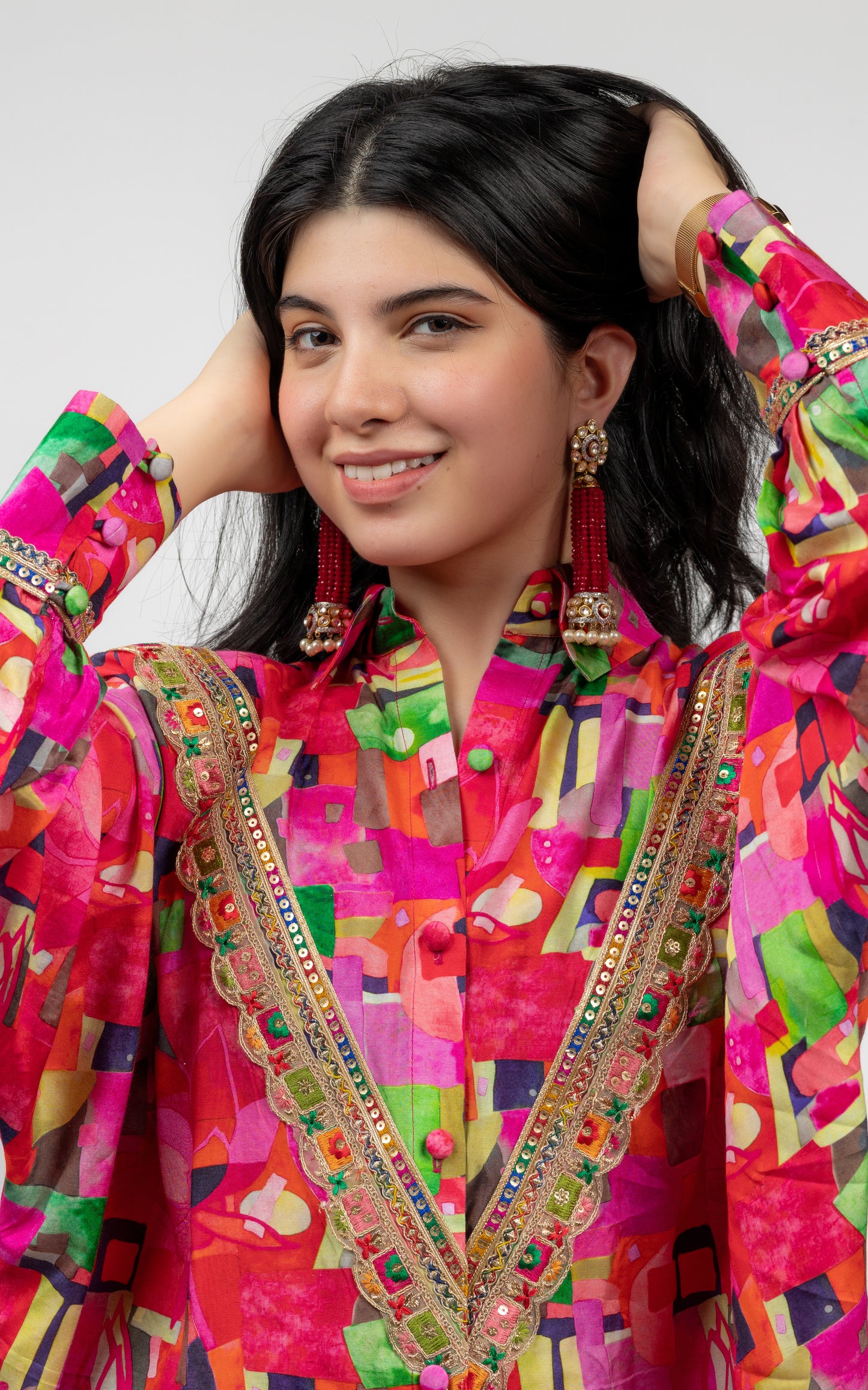 Alish Multicolor Printed Co-ord Set DC2312