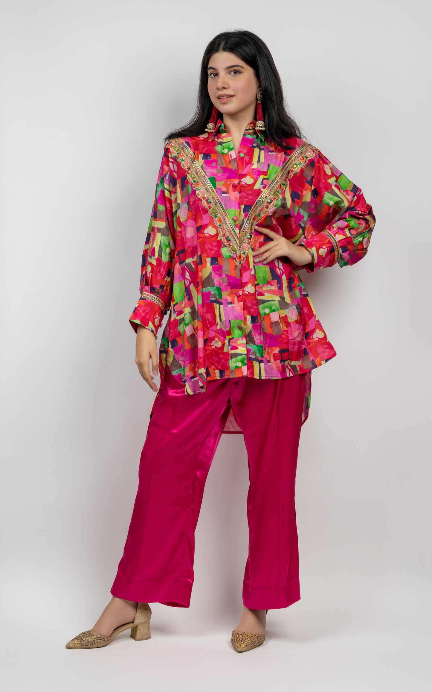 Alish Multicolor Printed Co-ord Set DC2312