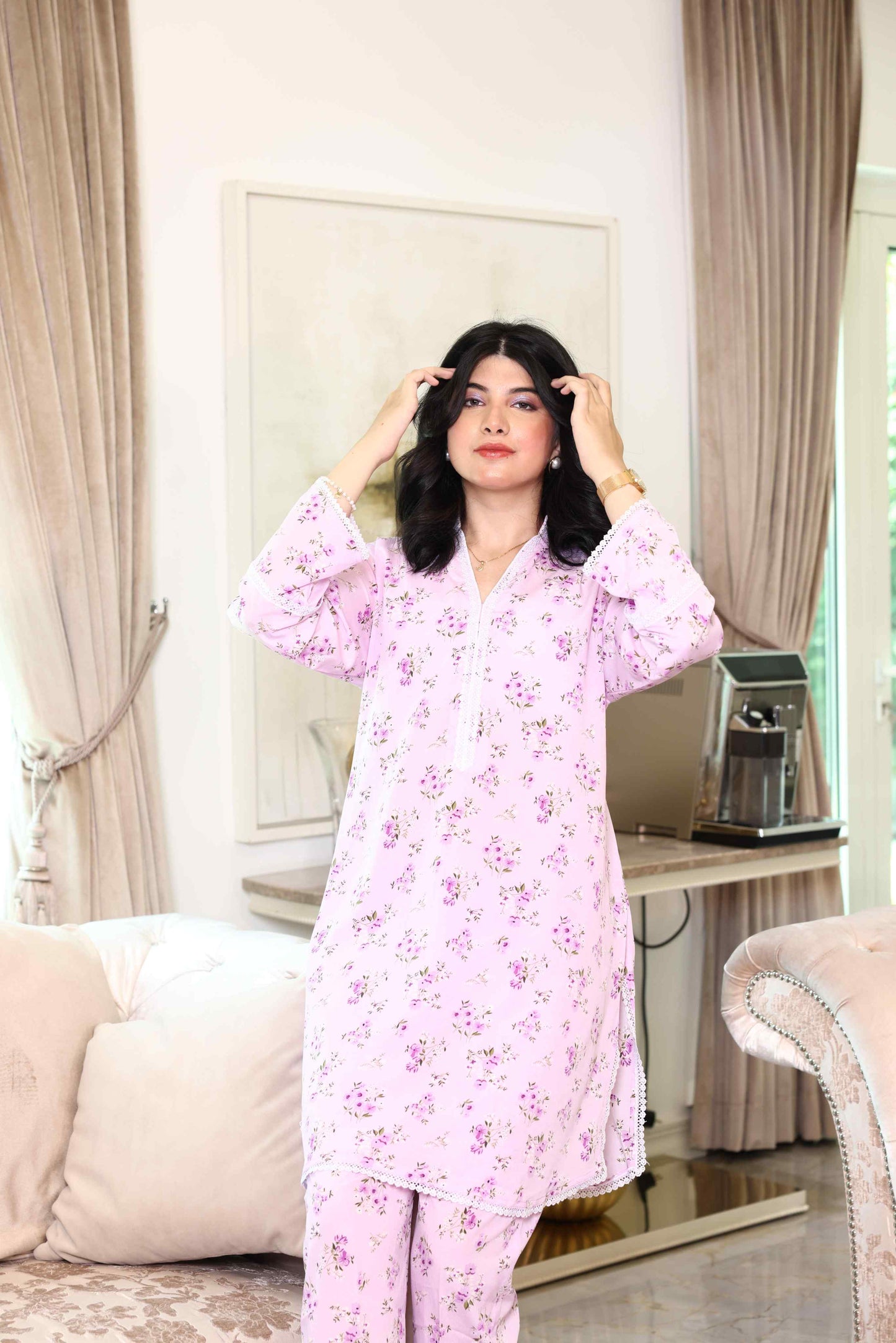 RMGK - Pink Floral Co-Ord Set