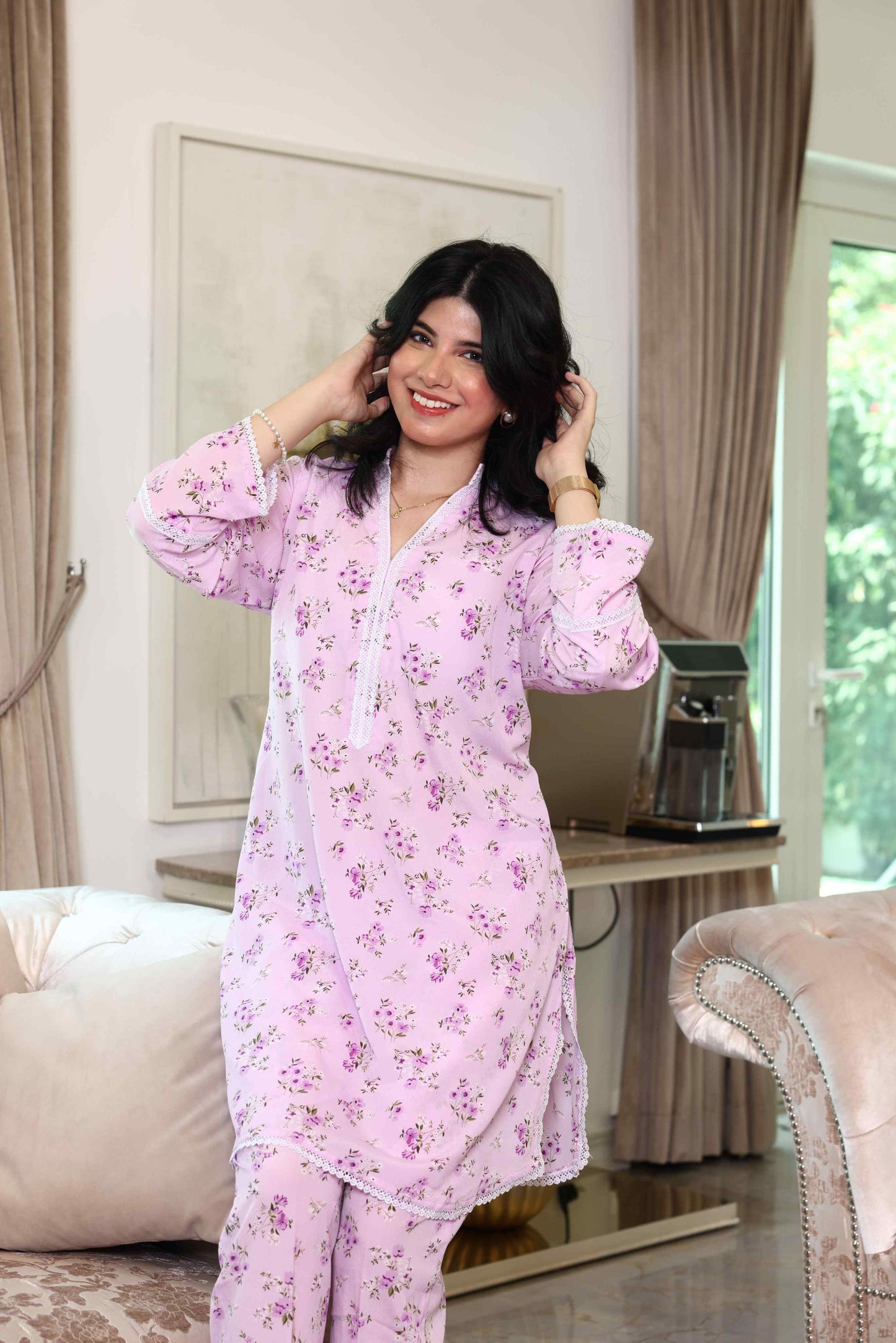 RMGK - Pink Floral Co-Ord Set