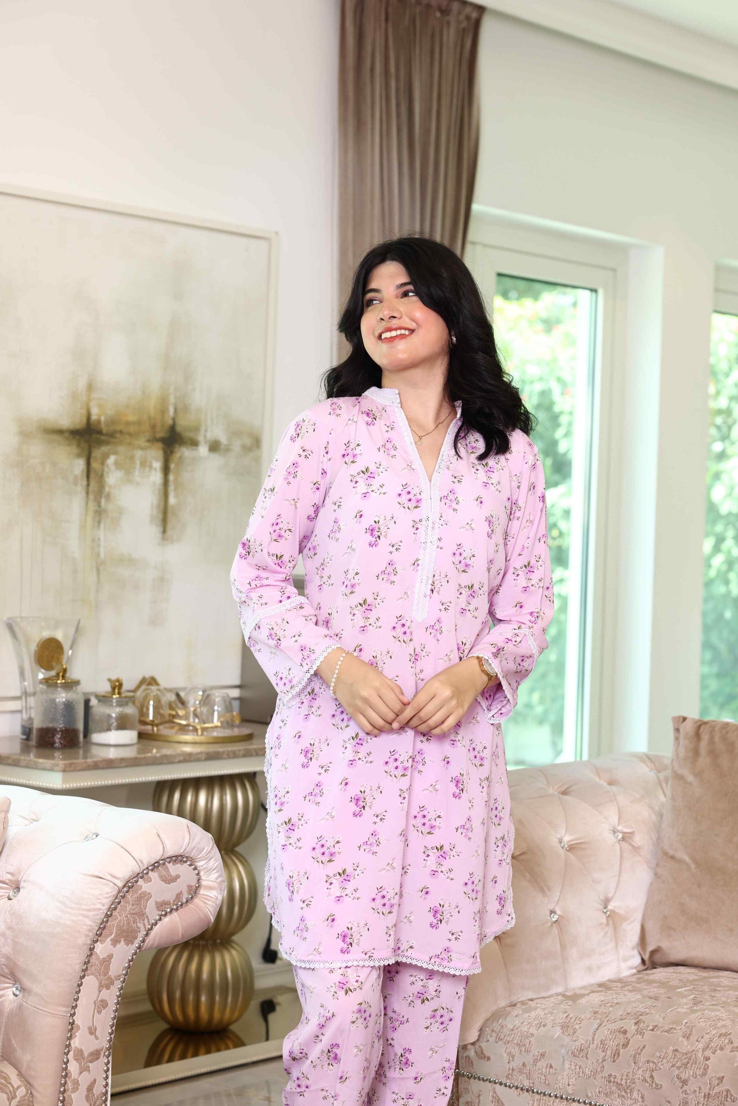 RMGK - Pink Floral Co-Ord Set