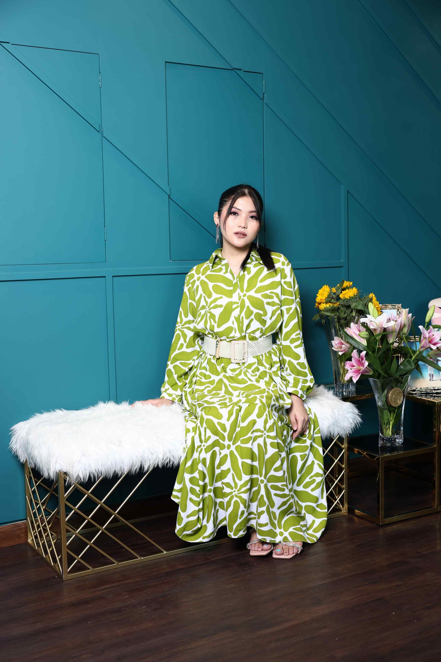 Alish Long Green Gown RMJH