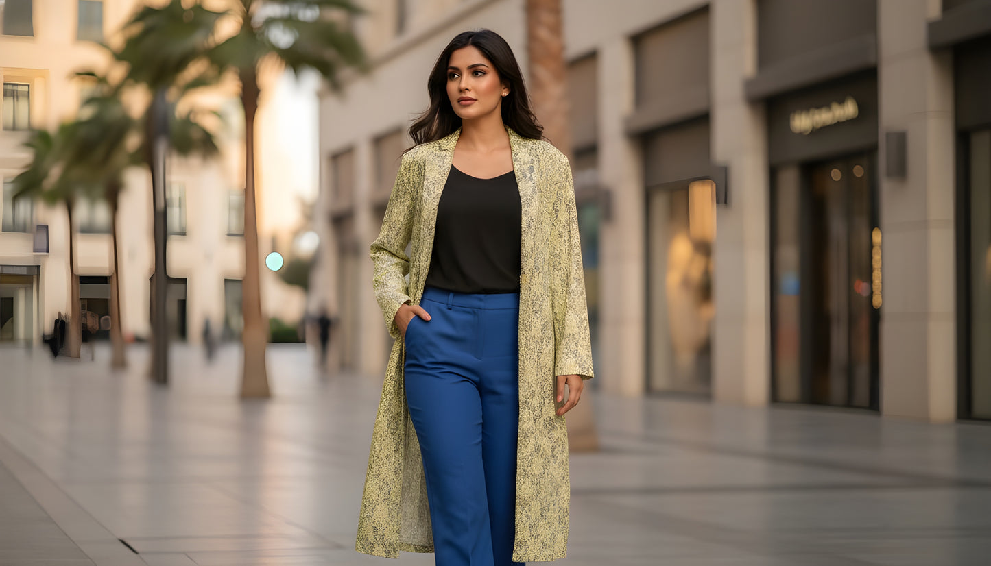 Lemon Mist Longline Jacket