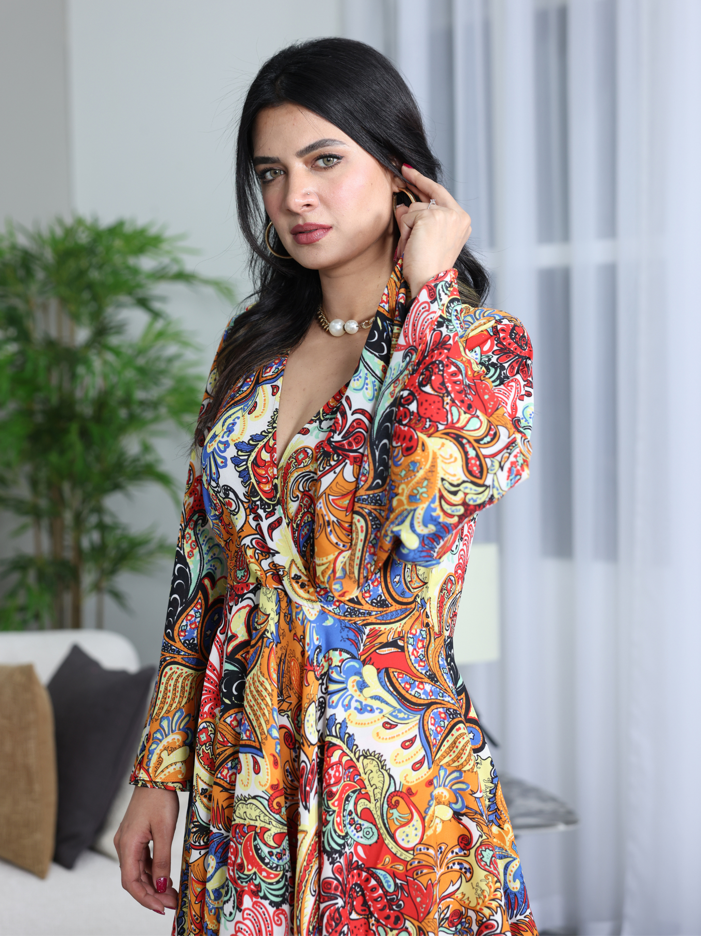 Georgette Flower Frock