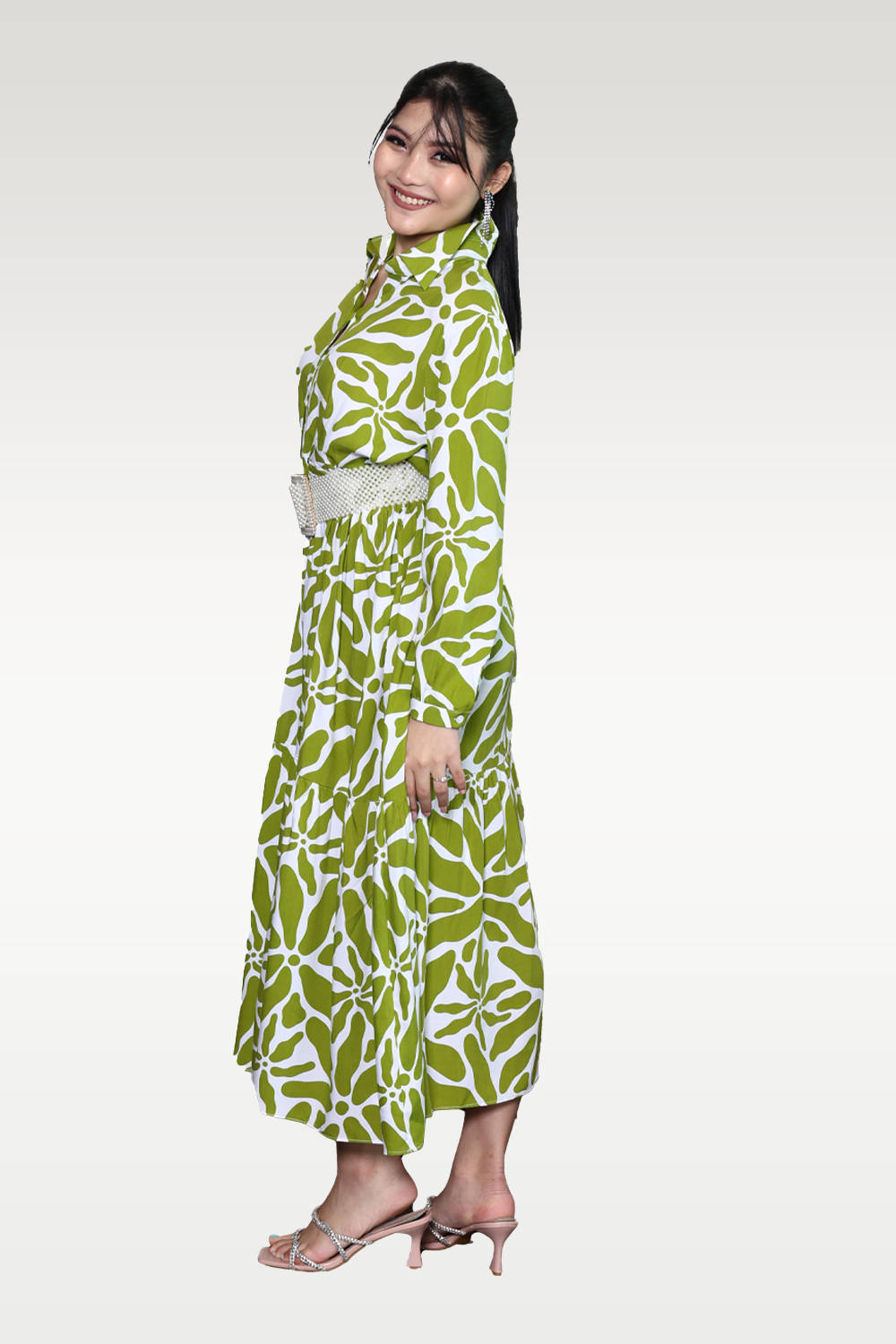Alish Long Green Gown RMJH