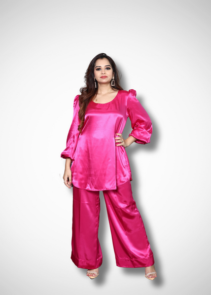 Alish Fuchsia Pink Co-ord Set